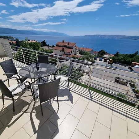 Keti 4 Nv - 6 Pax With Sea View Апартаменты Нови-Винодолски